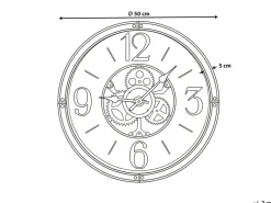 Zegar ścienny ALBACETE 50 cm Czarny