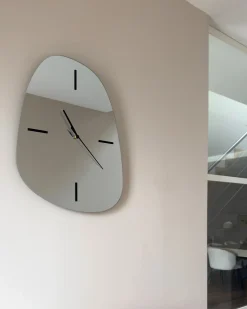 Zegar ścienny ALMANSA 45 cm Srebrny