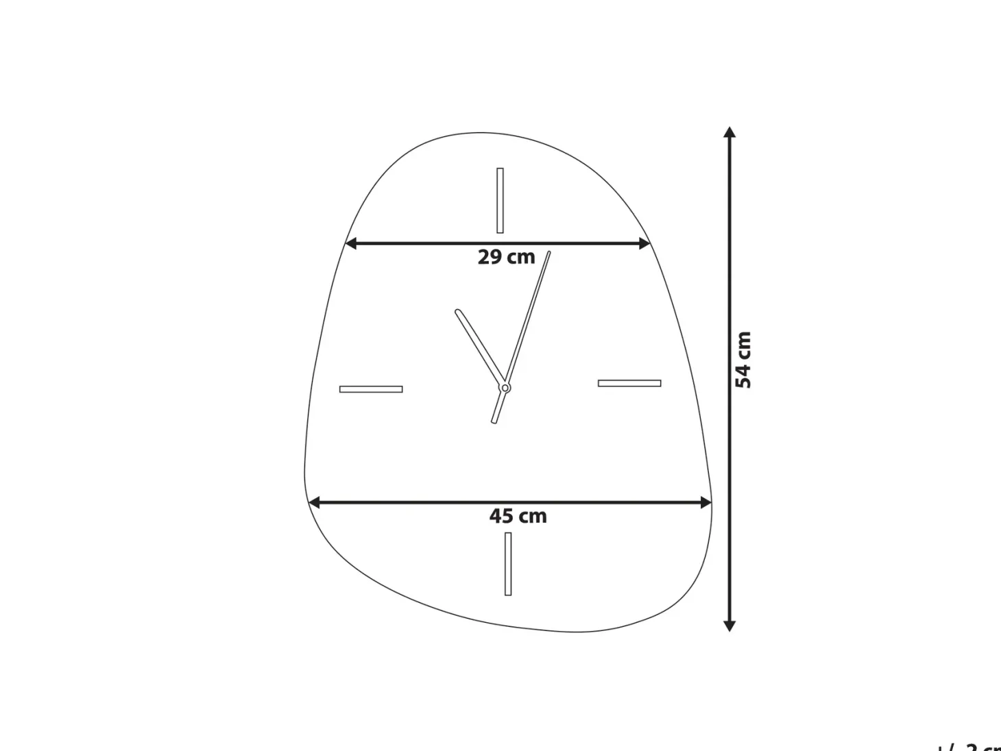 Zegar ścienny ALMANSA 45 cm Srebrny
