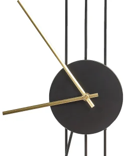 Zegar ścienny ANNIVIERS 44 cm Metal Czarny
