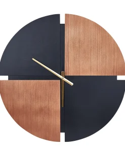 Zegar ścienny ARAMON 60 cm Brązowy/ czarny