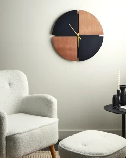Zegar ścienny ARAMON 60 cm Brązowy/ czarny
