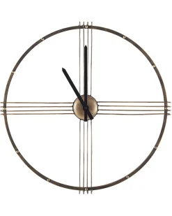 Zegar ścienny ASCONA 64 cm Metal Złoty