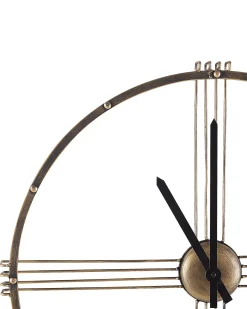 Zegar ścienny ASCONA 64 cm Metal Złoty