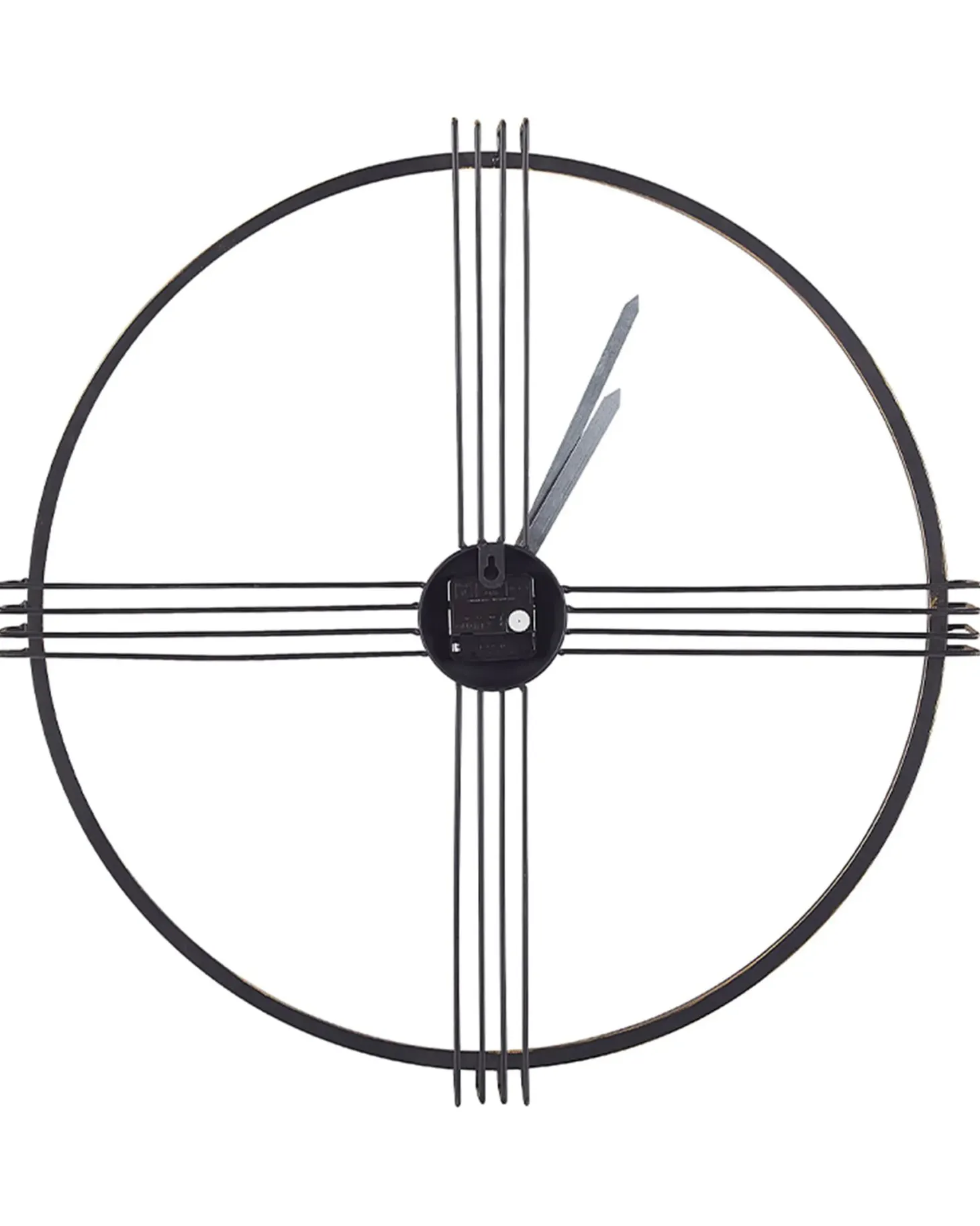 Zegar ścienny ASCONA 64 cm Metal Złoty