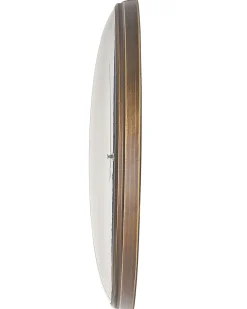 Zegar ścienny BRUGG 43 cm Złoty brąz