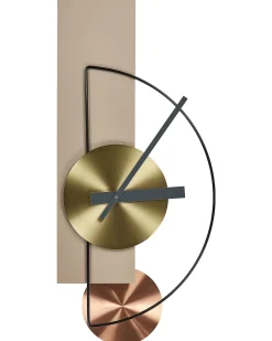 Zegar ścienny CEVINS 31 cm Metal Beżowy