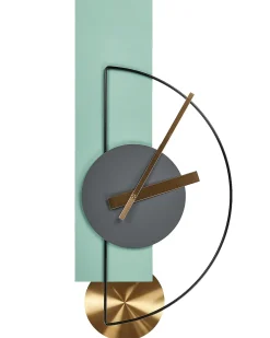 Zegar ścienny CEVINS 31 cm Metal Jasnozielony