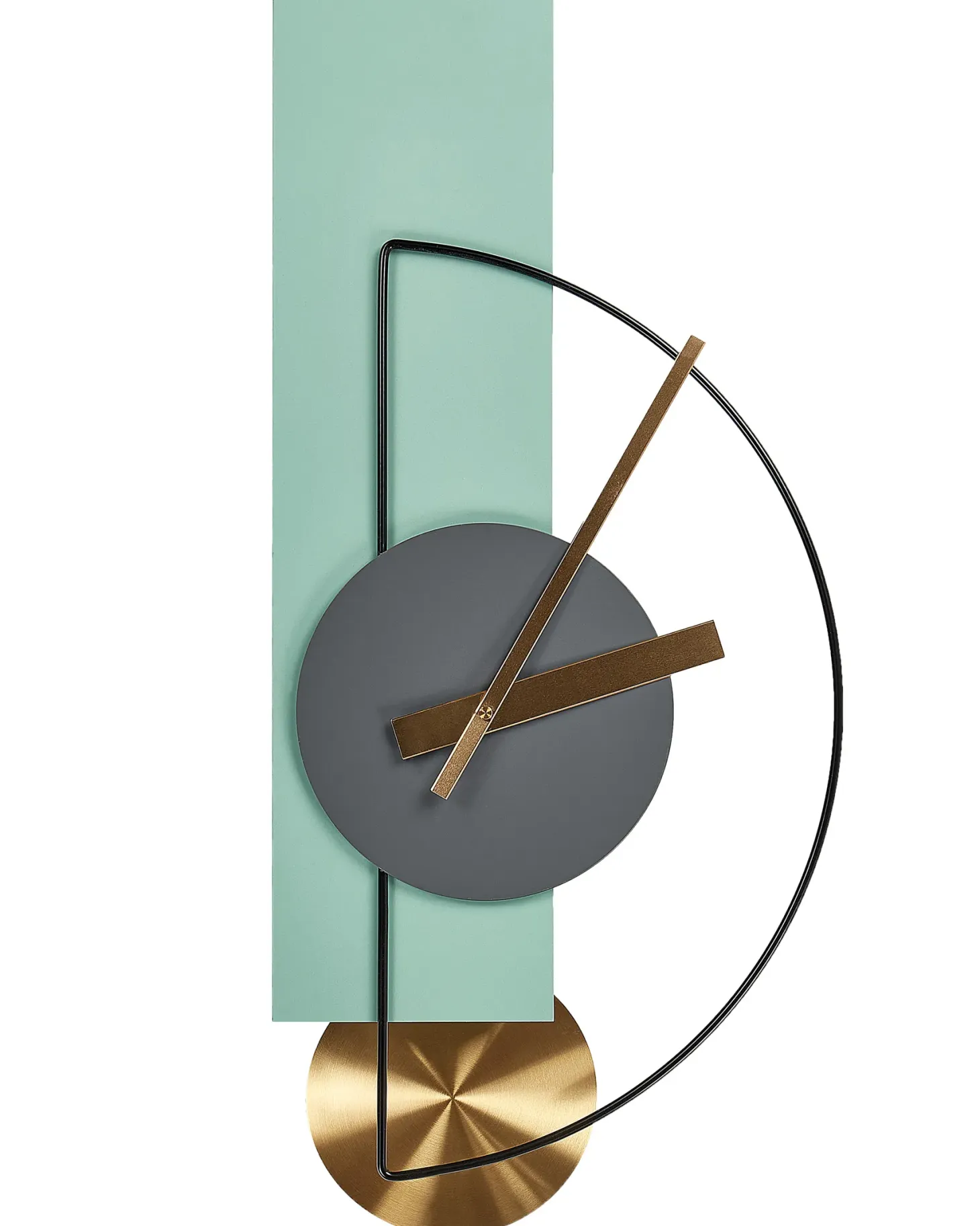 Zegar ścienny CEVINS 31 cm Metal Jasnozielony