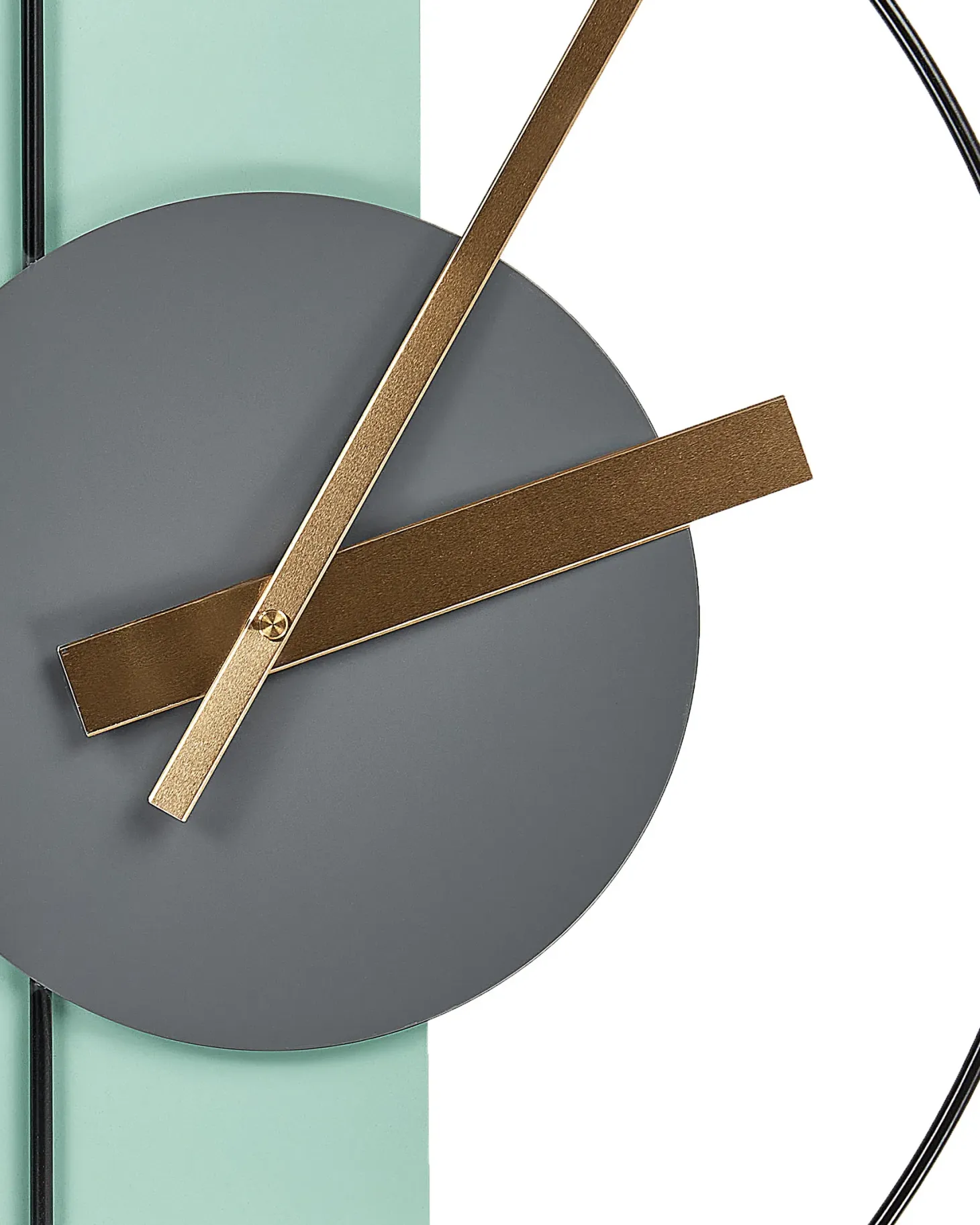 Zegar ścienny CEVINS 31 cm Metal Jasnozielony