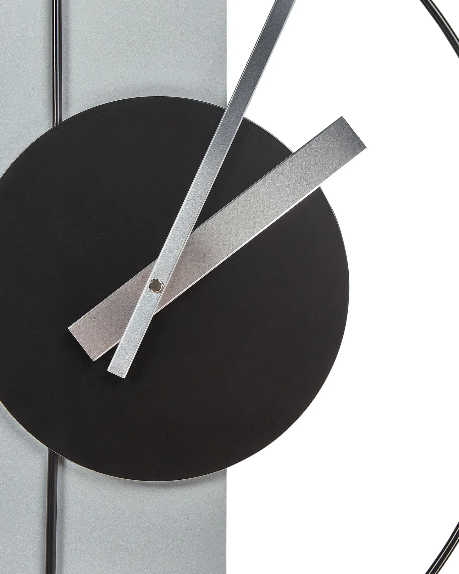 Zegar ścienny CEVINS 31 cm Metal Jasnoszary