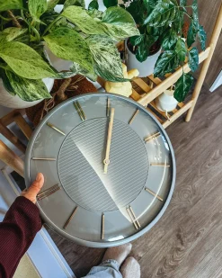 Zegar ścienny DAROCA 34 cm Szary