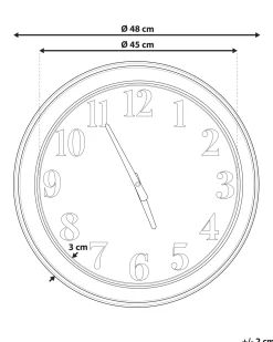 Zegar ścienny HORW 48 cm Metal Kolorowy