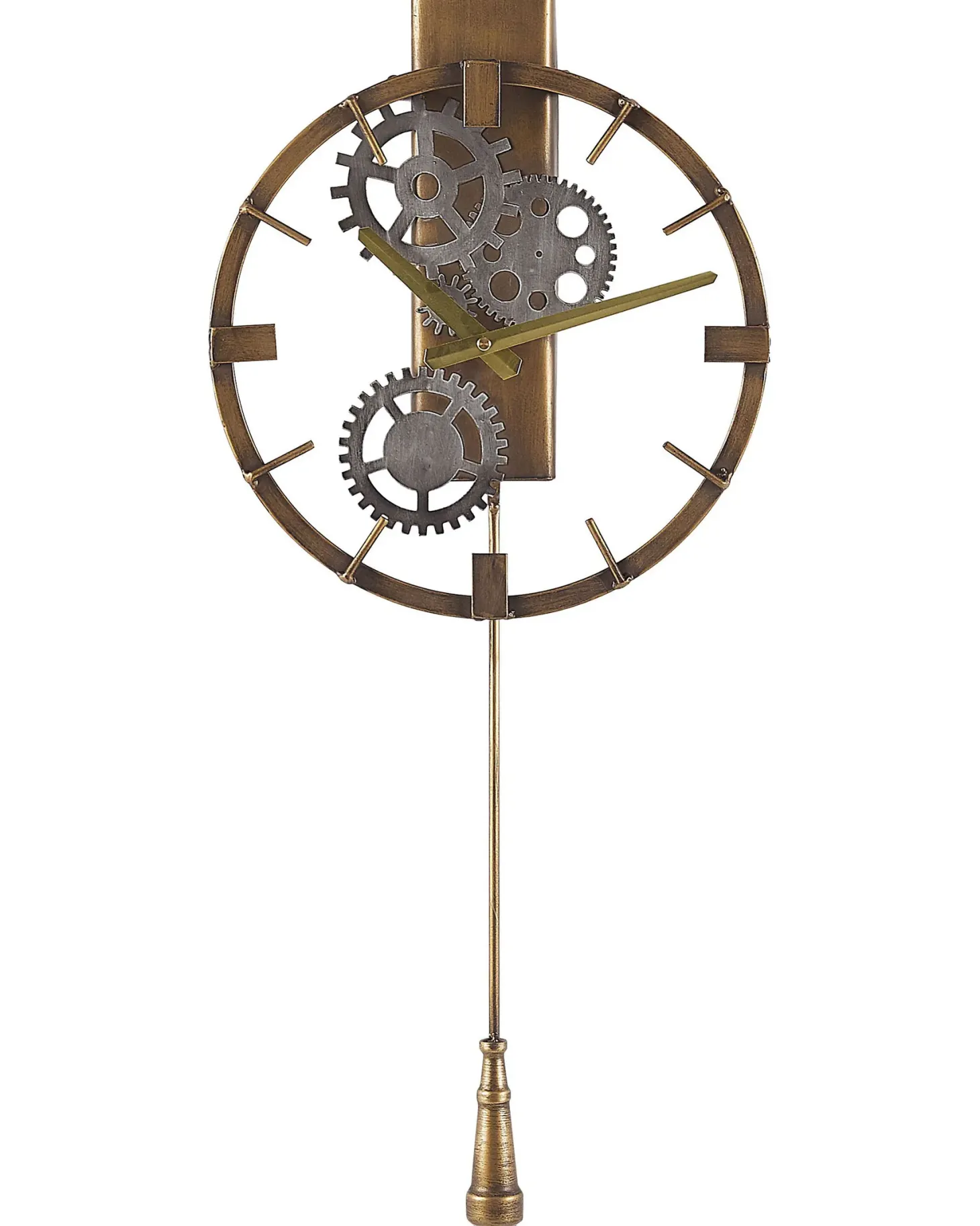Zegar ścienny MARCOTE 30 cm Metal Złoty