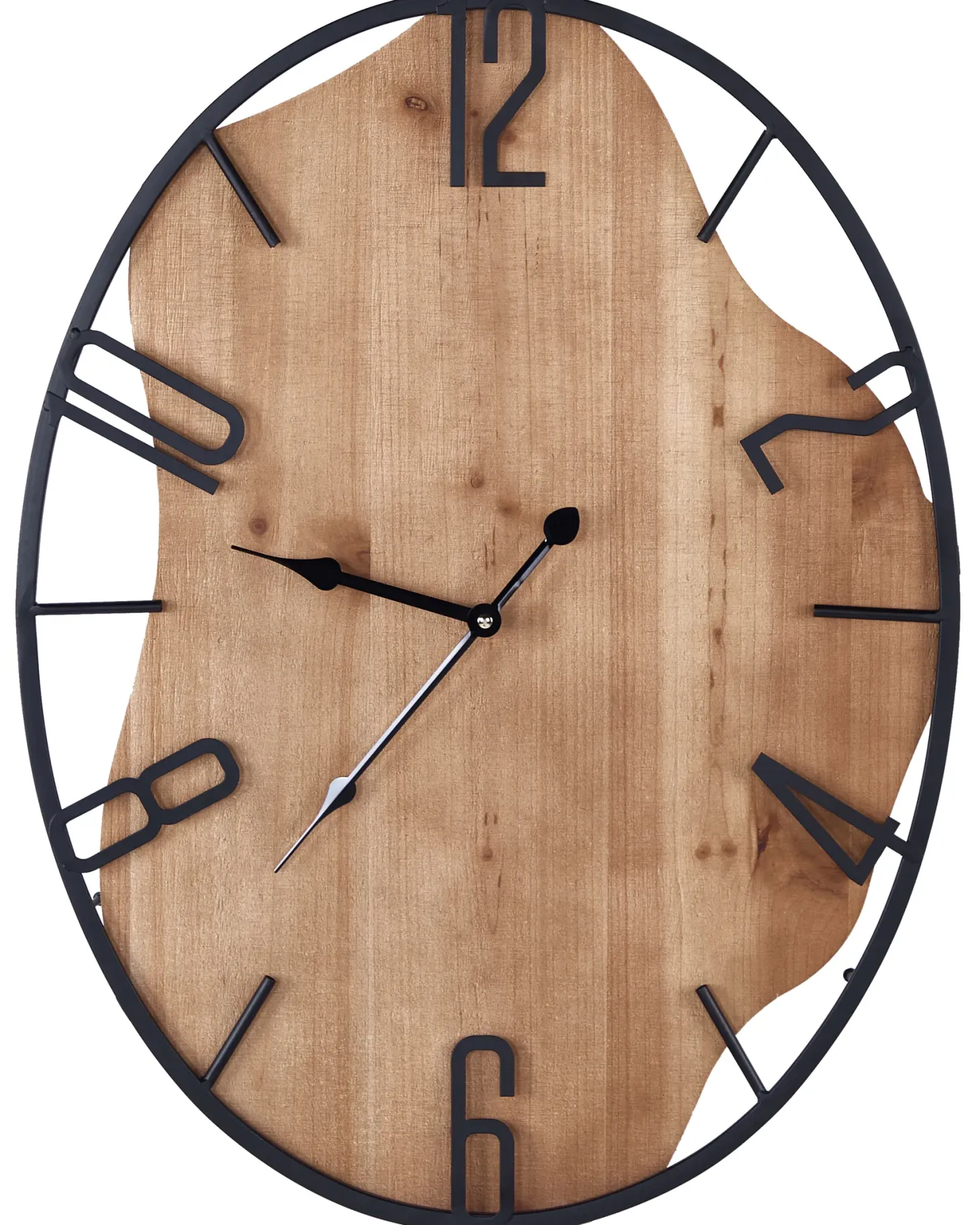 Zegar ścienny MEYNES 46 cm Metal Czarny
