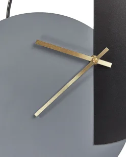 Zegar ścienny NENDAZ 32 cm Metal Szary