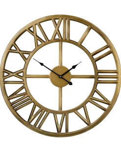 Zegar ścienny NOTTWIL 61 cm Metal Złoty