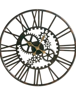 Zegar ścienny PETRER 60 cm Metal Czarny