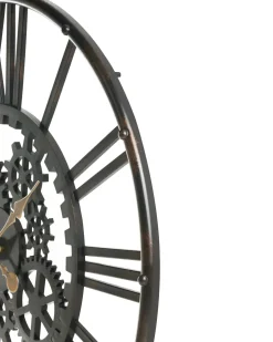 Zegar ścienny PETRER 60 cm Metal Czarny