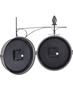 Zegar ścienny ROMONT 34 cm Metal Srebrny