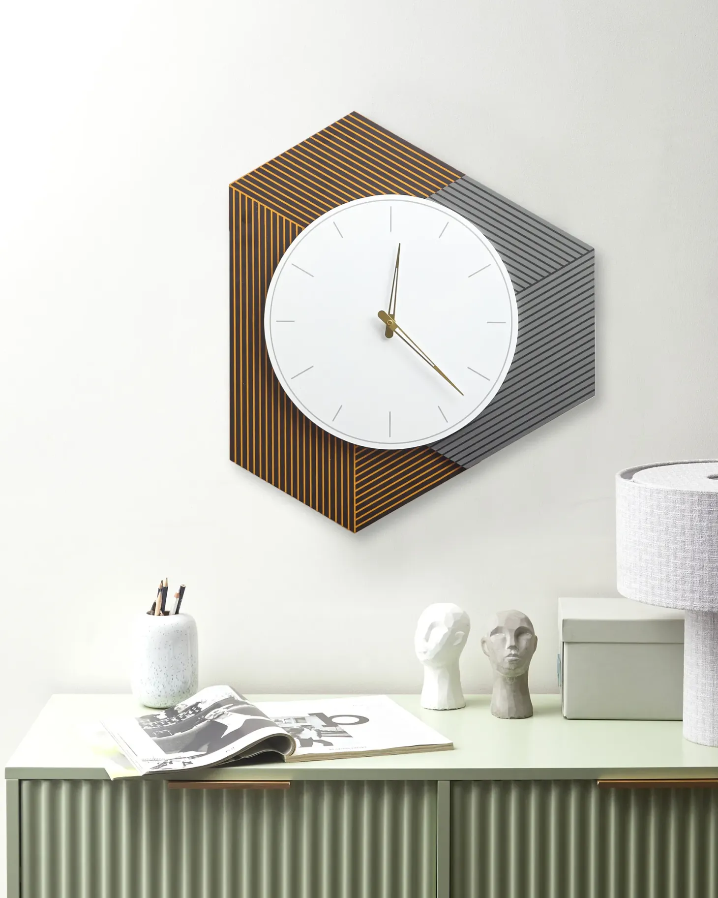 Zegar ścienny SAILON 52 cm Biały
