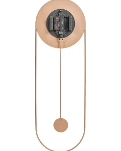 Zegar ścienny SALVAN 20 cm Metal Brzoskwiniowy