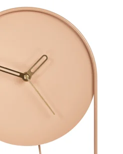Zegar ścienny SALVAN 20 cm Metal Brzoskwiniowy