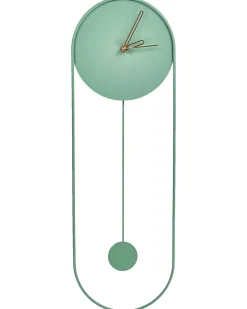 Zegar ścienny SALVAN 20 cm Metal Jasnozielony