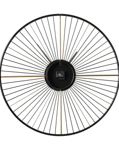 Zegar ścienny SAZAIS 80 cm Metal Czarny