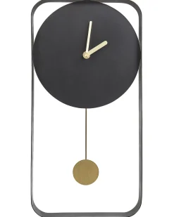 Zegar ścienny SERVOZ 21 cm Metal Czarny