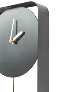 Zegar ścienny SERVOZ 21 cm Metal Czarny