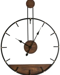 Zegar ścienny TAUGON 60 cm Metal Czarny