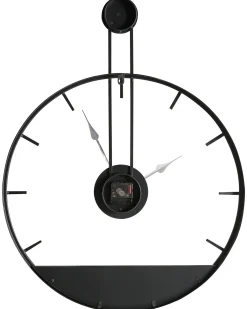 Zegar ścienny TAUGON 60 cm Metal Czarny