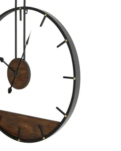 Zegar ścienny TAUGON 60 cm Metal Czarny
