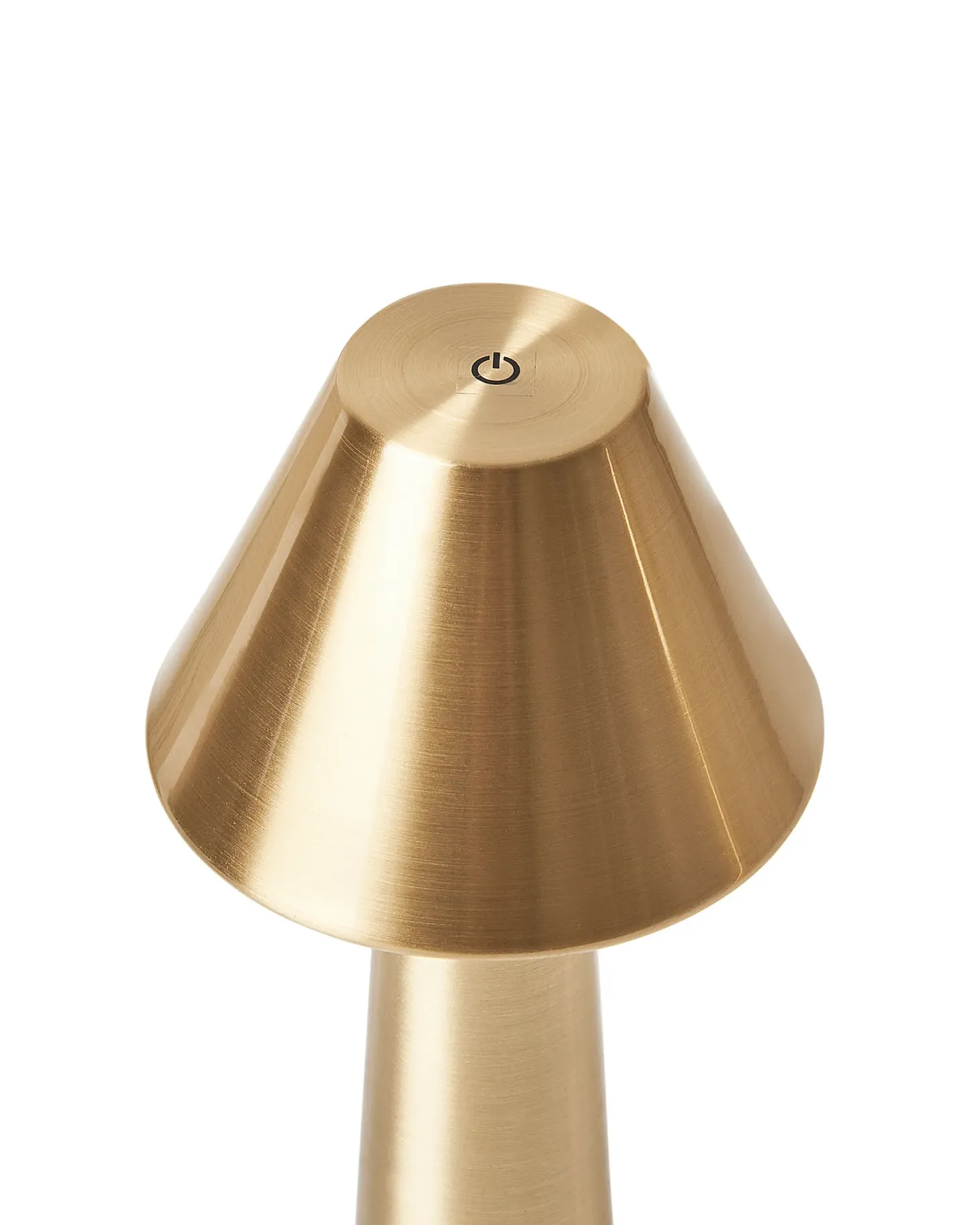 Zestaw 2 bezprzewodowych lamp stołowych LED JOANES Ze ściemniaczem Metal Złoty