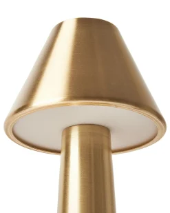Zestaw 2 bezprzewodowych lamp stołowych LED JOANES Ze ściemniaczem Metal Złoty