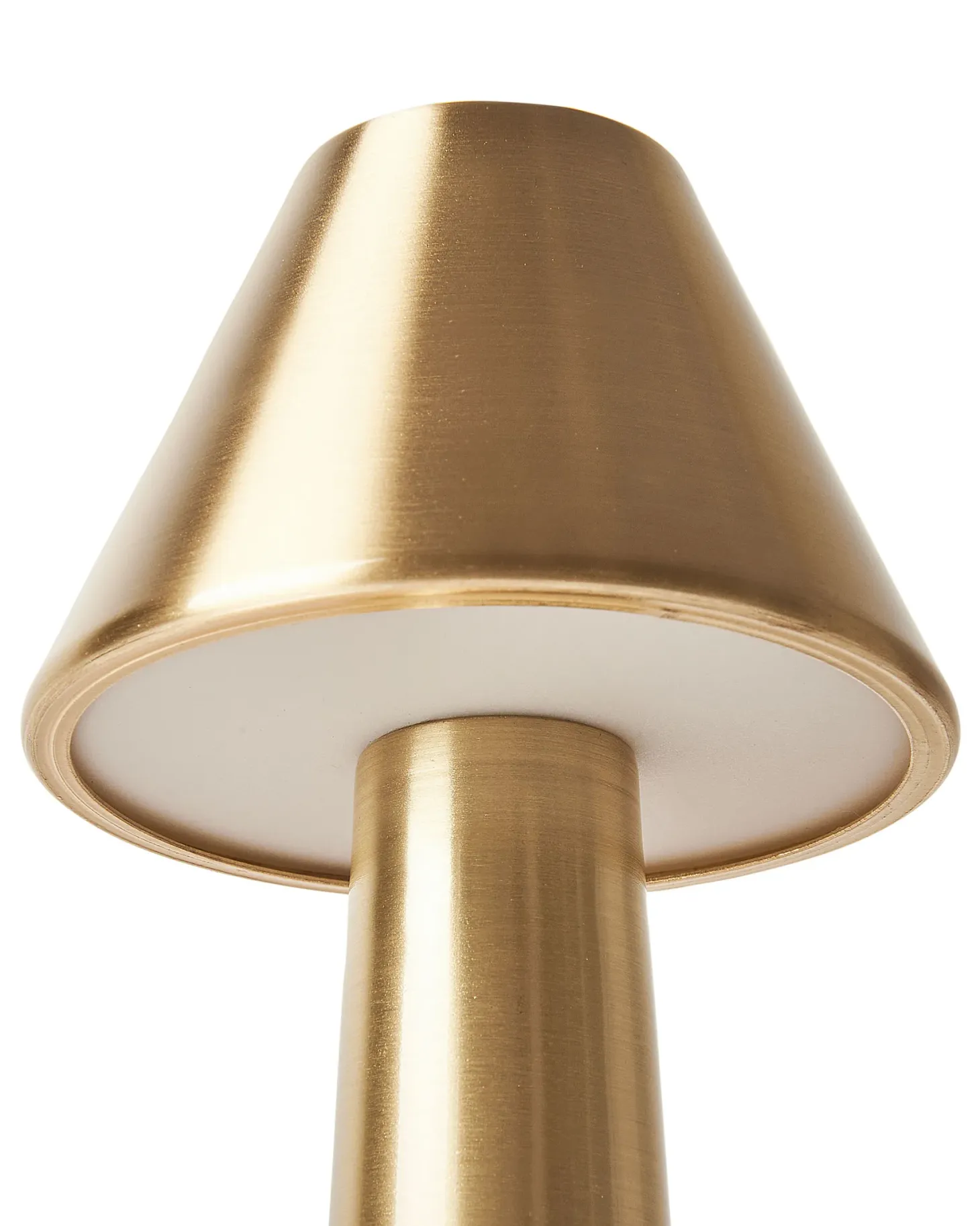 Zestaw 2 bezprzewodowych lamp stołowych LED JOANES Ze ściemniaczem Metal Złoty