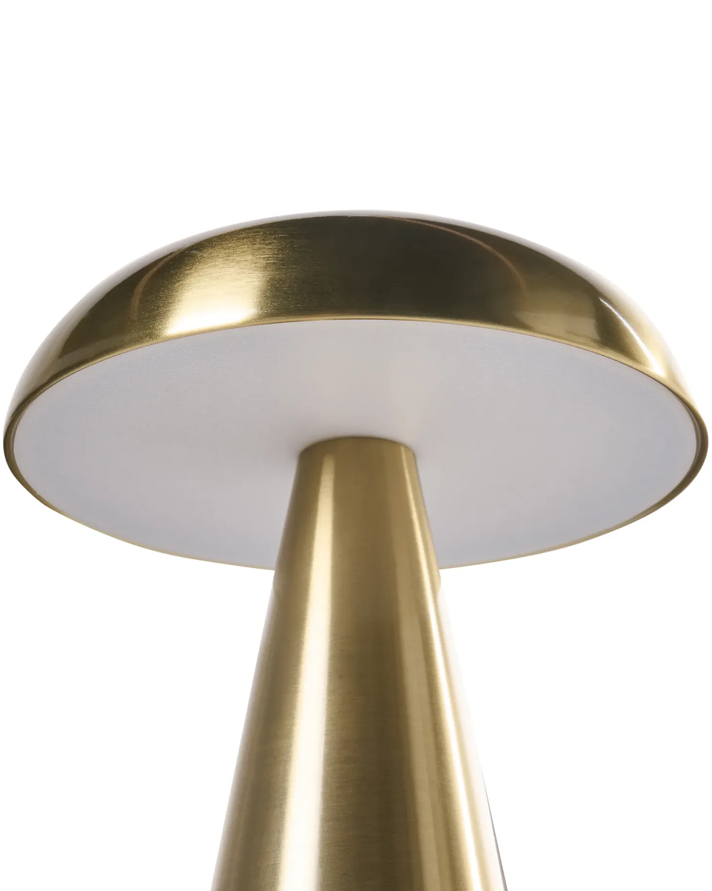 Zestaw 2 bezprzewodowych lamp stołowych LED KULFO Ze ściemniaczem Metal Złoty