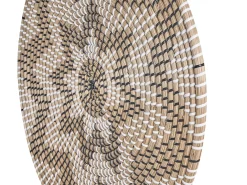 Zestaw dekoracji ściennych LAOCAI Trawa morska 45/40/30/20 cm Czarny