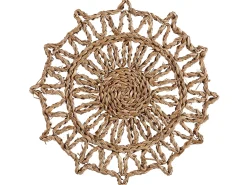 Zestaw dekoracji ściennych PINTANO Trawa morska 50/35/36 cm Naturalny