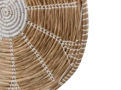 Zestaw dekoracji ściennych PINTANO Trawa morska 50/35/36 cm Naturalny