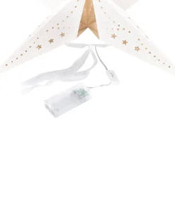 Zestaw 2 dekoracji wiszących LED MOTTI Gwiazda 45 cm Biały
