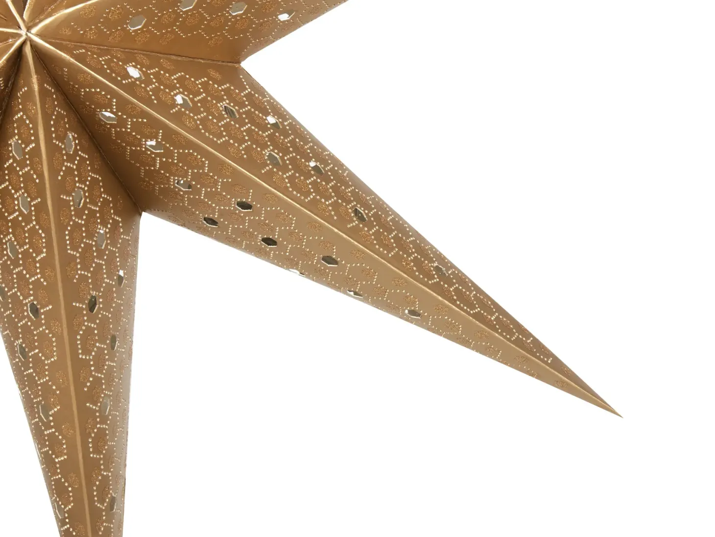 Zestaw 4 dekoracji wiszących LED KAMET Gwiazda 60 cm Kolorowy