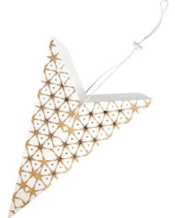 Zestaw 4 dekoracji wiszących LED TRISUL Gwiazda 60 cm Kolorowy