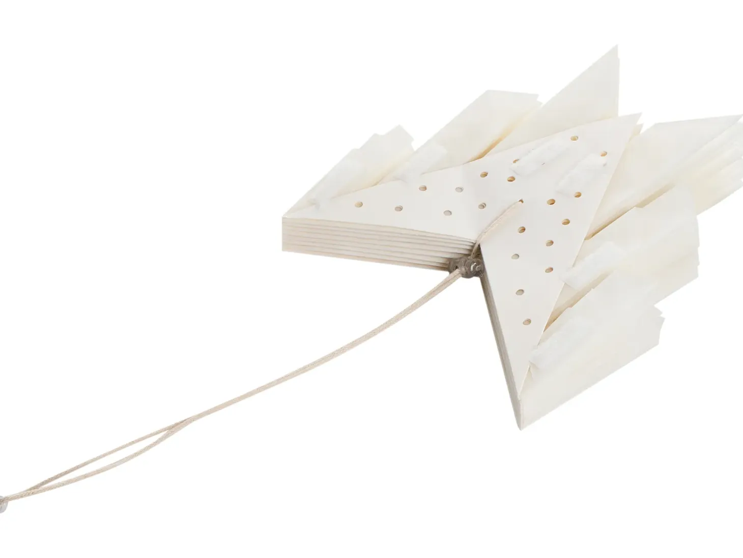 Zestaw 3 dekoracji wiszących LED FORSAN Gwiazda 41 cm Kolorowy