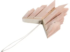 Zestaw 3 dekoracji wiszących LED FORSAN Gwiazda 41 cm Kolorowy