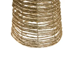Zestaw 3 dekoracji świątecznych LED TUELSO Choinka 60/80/100 cm Złoty