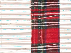 Zestaw 3 dekoracji świątecznych LED MANGEN Prezenty świąteczne 20/25/35 cm Złamana biel
