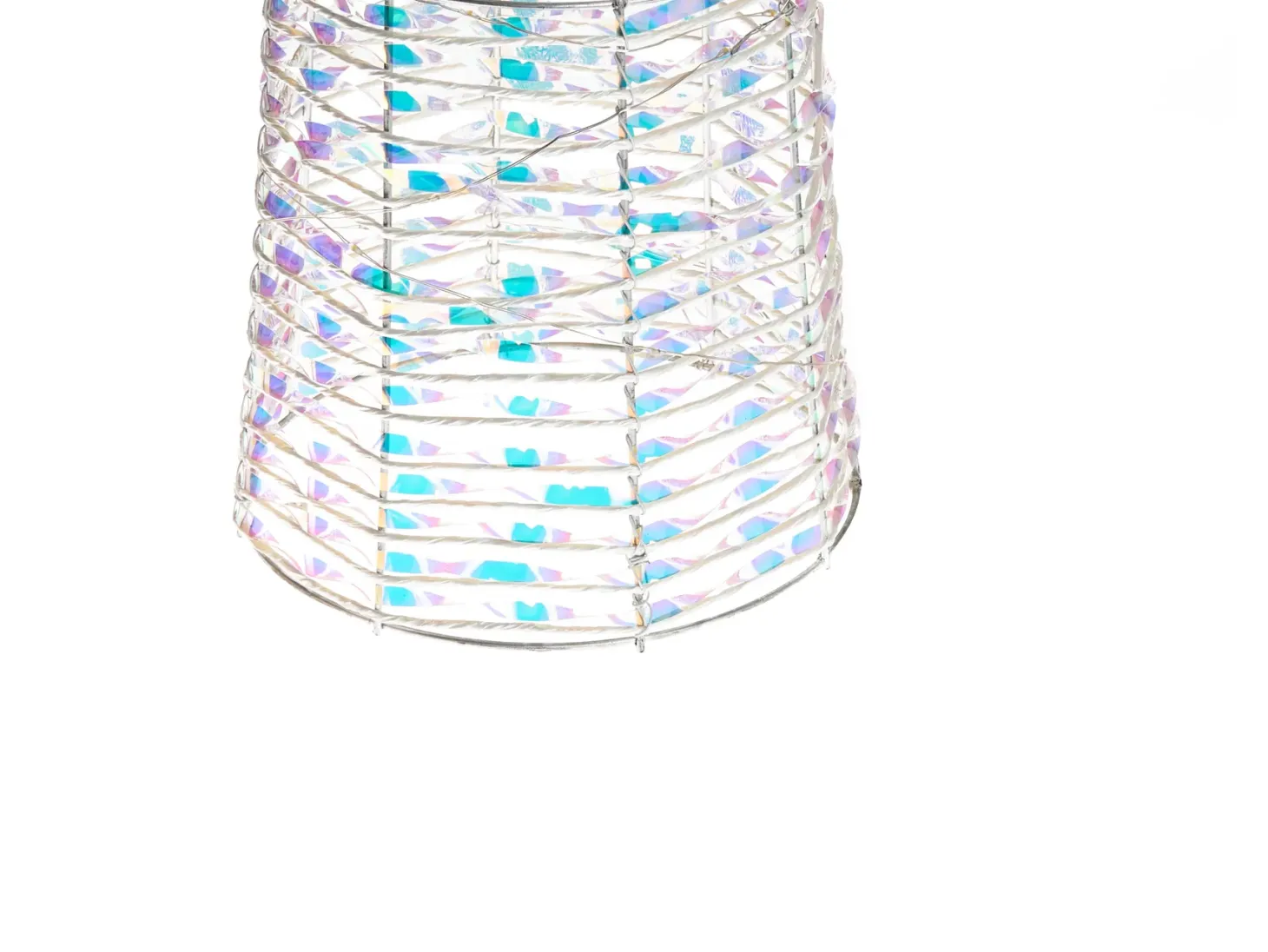 Zestaw 3 dekoracji świątecznych LED SONDER Choinka 40/60/80 cm Biały