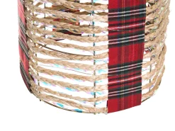 Zestaw 3 dekoracji świątecznych LED VEJLEN Prezenty świąteczne 20/25/30 cm Beżowy